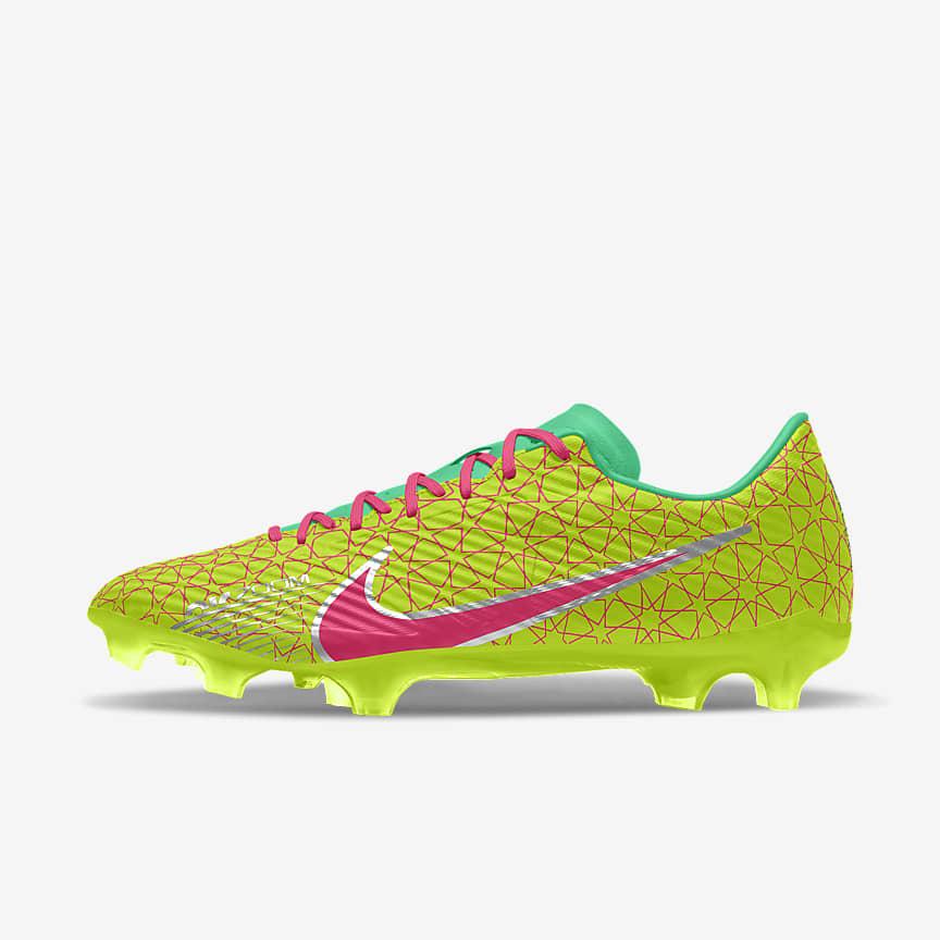 Giày Nike Zoom Mercurial Vapor 15 Academy FG/MB By You Nữ Vàng Hồng